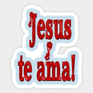 jesus te ama Sticker